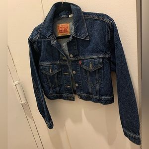 Levi’s vintage cropped denim jacket | Blue | S